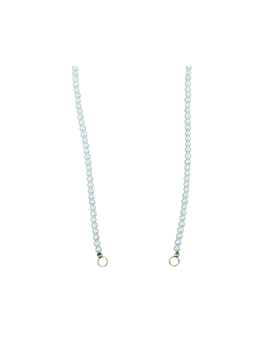 Lock Ready: 3mm Freshwater White Pearls