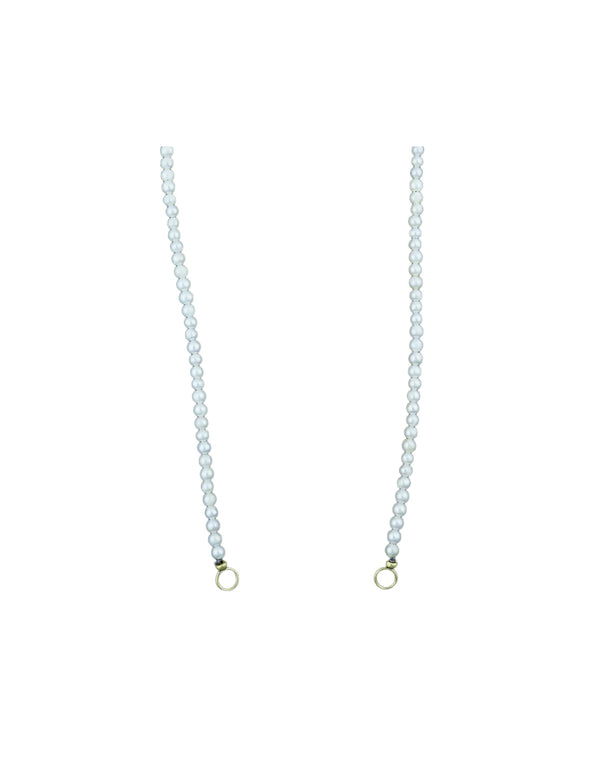 Lock Ready: 3mm Freshwater White Pearls