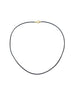 1mm Black Leather Cord Necklace