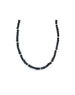 4mm Square Black Onyx Rondelle Necklace