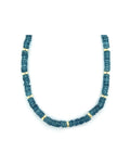 7mm Heishi Blue Topaz Rondelle