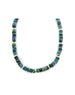 8mm Heishi Chrysocolla Rondelle Necklace