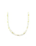 5mm Cream Silverite Rondelle Necklace