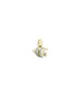 14K Gold Diamond Angel Fish Charm