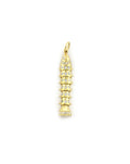 14K Gold Diamond Koi Fish Charm