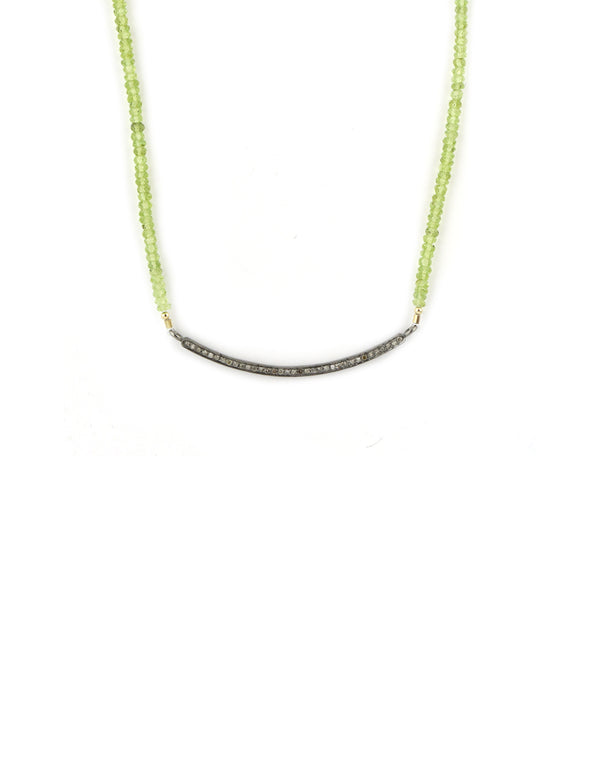 The Lina Necklace: Peridot