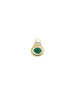1.06ct Emerald Oval Diamond Coin Charm