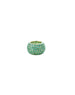 14K Gold Pave Emerald Donut Spacer