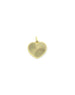 14K Gold Fanned Heart Pendant
