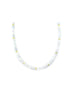 5mm Gray Silverite Rondelle Necklace