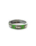 Forest Green Enamel Polki Diamond Bangle