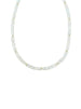 5mm White Heishi Opal Rondelle Necklace