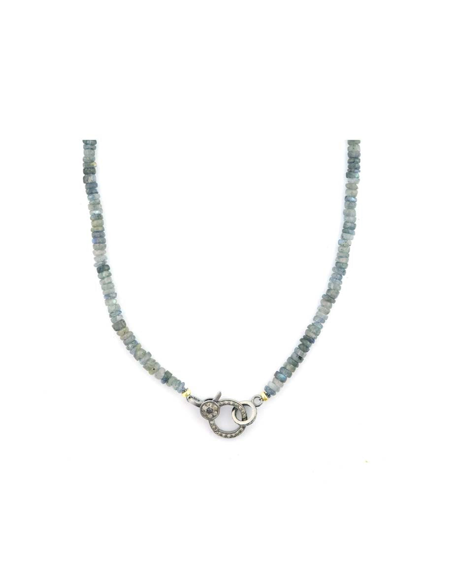 The Eva Lock Necklace - Labradorite