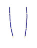 Lock-Ready: Open 3mm Heishi Lapis Strand