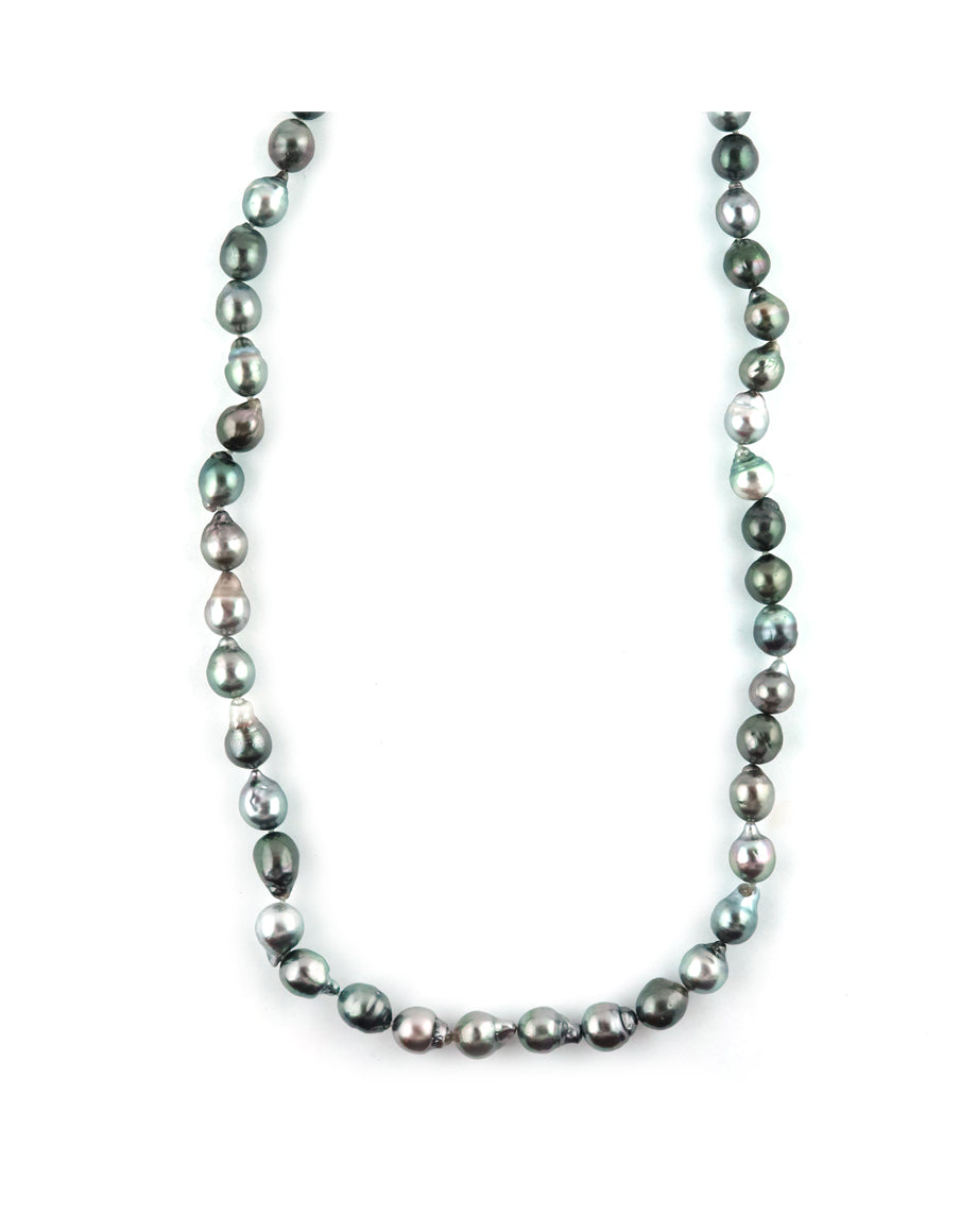 32" Large Baroque Tahitian Pearl Necklace