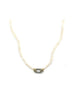 The Luxe Lexi Lock Necklace: Pearls