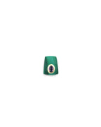 14K Gold Malachite Amethyst Spacer Slide Charm