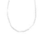 4mm Moonstone Rondelle Necklace