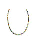 4mm Faceted Multi Agate Rondelle Necklace