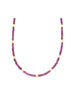 Natural Ruby Trio Rondelle Necklace