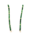 Lock Ready: Open Ombre Tsavorite Rondelle Strand
