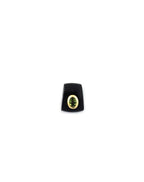 14K Gold Black Onyx Peridot Spacer Slide Charm