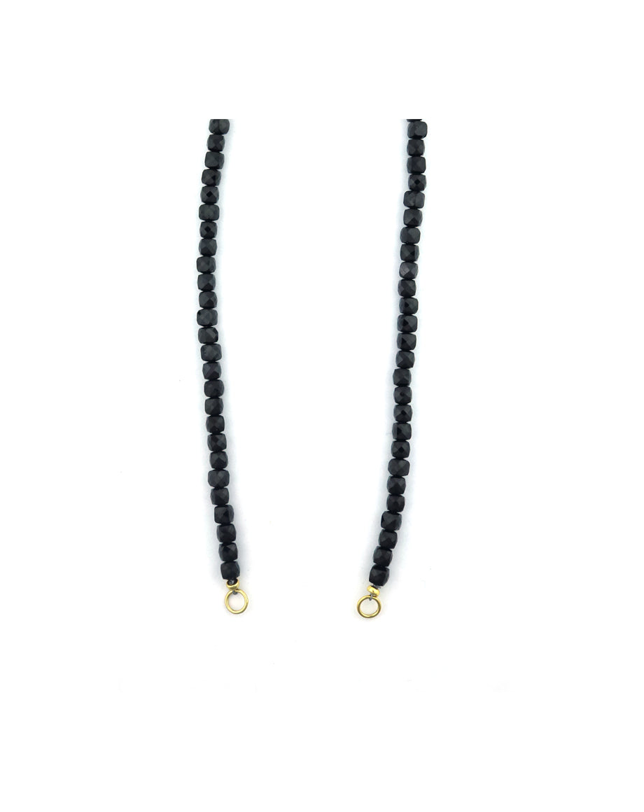 Black Onyx Beaded GEmstone Necklace