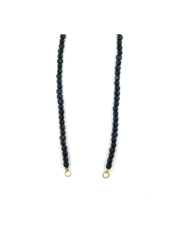 Black Onyx Beaded GEmstone Necklace