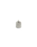 14K Gold Wide .37ct Diamond Dog Tag Charm