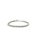 Silver Diamond Modern Rectangle Tennis Bracelet