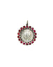 Silver Ruby Bezel King George Emperor Coin