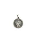 Matte Sterling Silver Angel Coin
