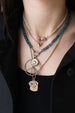 The Eva Lock Necklace: Faceted Topaz