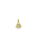 14K Gold Diamond Edge Shell Charm