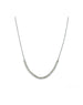 Dark Silver 3" Diamond Tennis Necklace