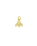 Mini 14K Gold Diamond Bumble Bee Charm