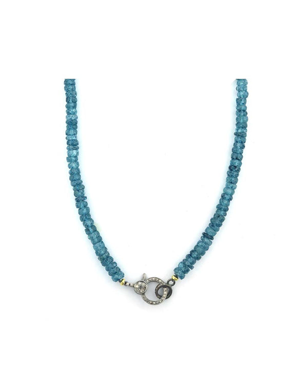 The Eva Lock Necklace: Faceted Topaz