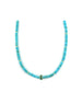 Turquoise Heishi Baguette Emerald Spacer Necklace