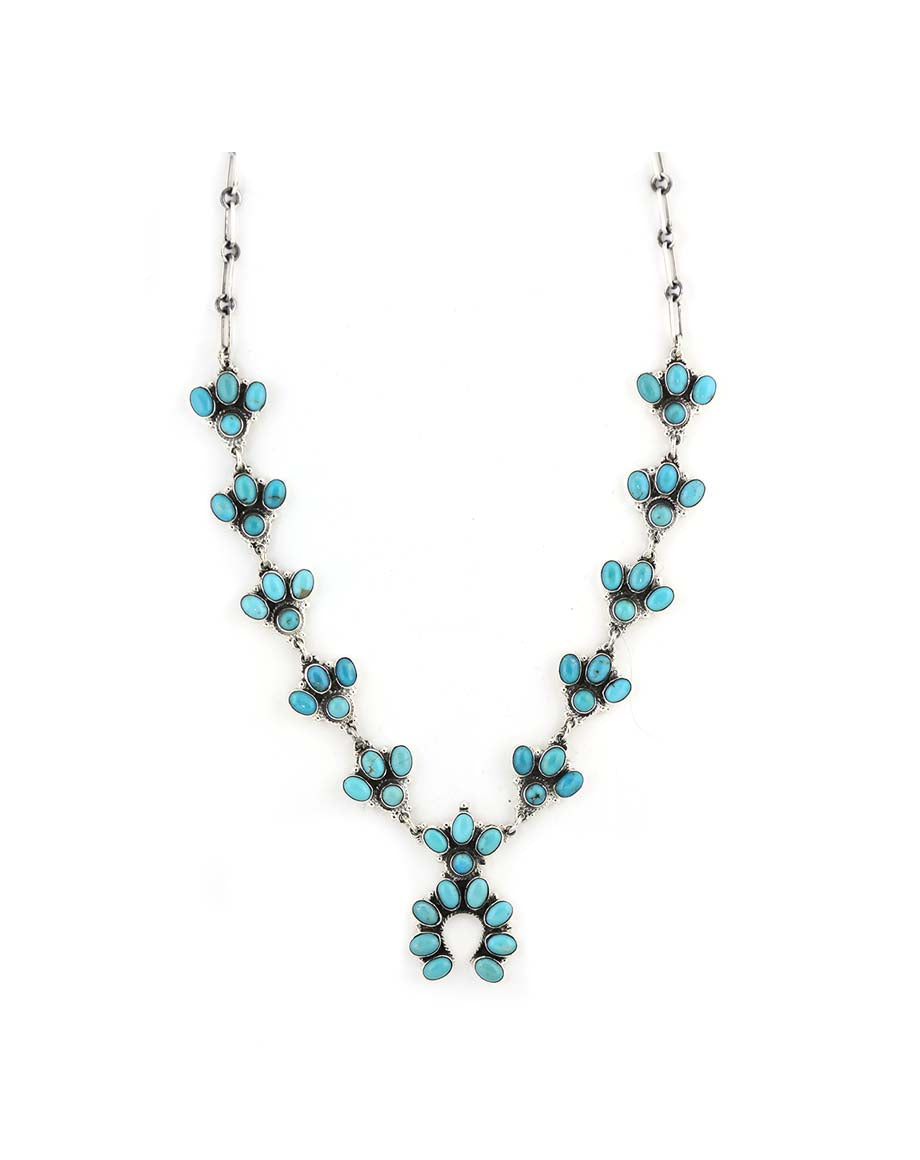 Federico Small Turquoise Squash Blossom