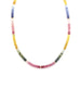 4mm Luxe Watermelon Sapphire Rondelle Necklace