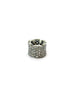 Thick Wavy Silver Diamond Spacer