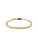 14K Yellow Gold 2ct Cupcake Tennis Bracelet