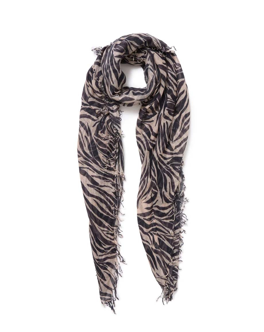 Chan Luu Scarf Mahogany Zebra