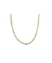 Champagne Zircon Tiny Emerald Spacer Necklace
