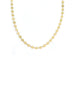 14K Gold Disco Disc Link Necklace14K Gold Disco Disc Link Necklace