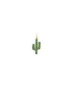 14K Gold Tsavorite Cactus Charm