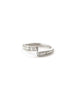 14K White Gold .4ct Baguette Diamond Wrap Ring