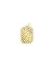 14K Gold Rays of Light Dog Tag Charm