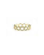 14K Diamond Circle Eternity Ring 