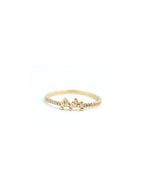 14K Gold Baguette Zig Zag Ring